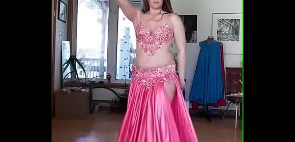  Hot Belly dance satin dress